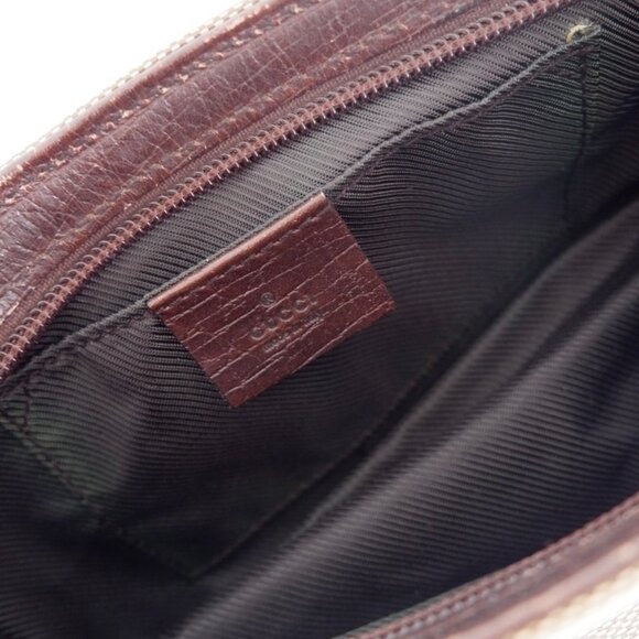 Authentic Preowned Gucci Beige Sherry Line Shoulder Bag - Picture 13 of 16